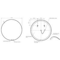 Cersanit Зеркало Eclipse Smart 90x90 64148 Image #6