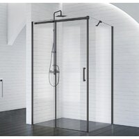 BelBagno ACQUA-AH-1-140/90-C-NERO (прозрачное стекло)