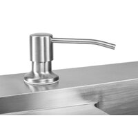 Saniteco 6550-L + Spike F9S07000 (хром, с сифоном, дозатором и коландером) Image #6