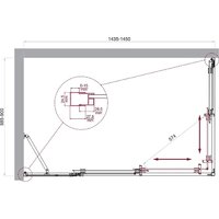BelBagno LUCE-AH-21-145/90-C-Cr Image #6