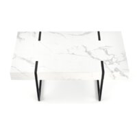 Halmar Blanca 110x60x43 (белый мрамор/черный) Image #6