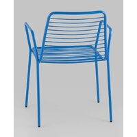 Stool Group Дели с подлокотниками LV-107-5015 (металл голубой) Image #4