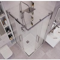 Grossman Cosmo 80x80x195 300.K33.02.8080.10.02 (хром/шиншилла стекло) Image #10