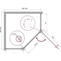 BelBagno UNO-195-P-1-100-C-Cr Image #2