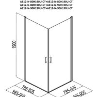 Aquanet Cinetic 80x90 Image #4