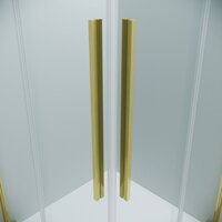 Grossman Galaxy 100x80x195 300.K33.01.1080.32.00 (золото сатин/прозрачное стекло) Image #3