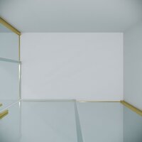 Grossman Galaxy 100x80x195 300.K33.01.1080.32.00 (золото сатин/прозрачное стекло) Image #5