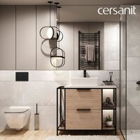 Cersanit Brasko Slim 64824 + Aqua Prime М 50 68179 с кнопкой Twins 63525 (кнопка черный матовый) Image #24