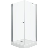 Triton Форта Хром А1 90х90 (прозрачное стекло)
