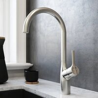 Saniteco 6045 Nano + Spike F9S07011 (сатин, с сифоном, дозатором и коландером) Image #14