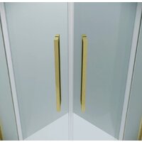 Grossman Cosmo 90x90x195 301.K33.02.9090.32.00 (золото сатин/прозрачное стекло) Image #3