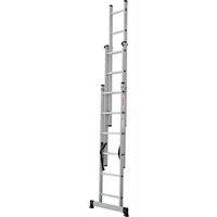 Новая высота NV 123 алюминиевая трёхсекционная 3x6 ступеней Image #4