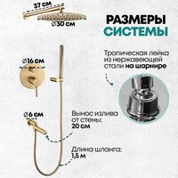 Grocenberg GB5099MG-1 (золото матовый) Image #9