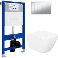 Lauter Nuremberg 21811 + 21901001 (белый, с кнопкой смыва 219703J сатин)