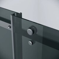 Grossman Classic 160x90x195 120.K33.04.1690.21.10 (черный матовый/стекло тонированное) Image #5