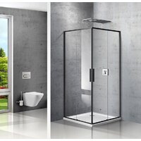 Vincea Slim VSS-2SL900CLB (черный матовый/прозрачное)