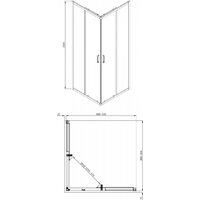 Adema Glass Vierkant 90 (матовое стекло) Image #4