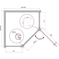 BelBagno UNO-195-P-1-90-CH-CR Image #4