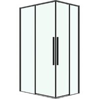 Grossman Galaxy 100x80x195 300.K33.01.1080.42.00 (графит сатин/прозрачное стекло) Image #1