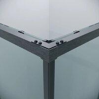 Grossman Galaxy 100x80x195 300.K33.01.1080.42.00 (графит сатин/прозрачное стекло) Image #7