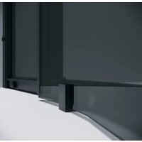 Grossman Cosmo 90x90x195 301.K33.02.9090.21.10 (черный матовый/тонированное стекло) Image #5