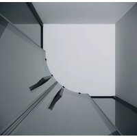 Grossman Cosmo 90x90x195 301.K33.02.9090.21.10 (черный матовый/тонированное стекло) Image #6