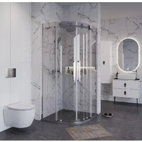 Grossman Classic 100x100x195 301.K33.04.1010.10.00 (хром/прозрачное стекло) Image #7