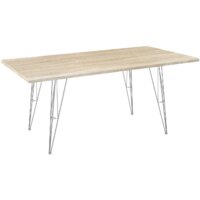 Sheffilton SHT-TU10/120/80 (хром лак/дуб сонома светлый)