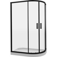 Niagara NG-6821-08 120x80x195 (черныйпрозрачное стекло)