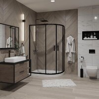 Niagara NG-6821-08 120x80x195 (черныйпрозрачное стекло) Image #2