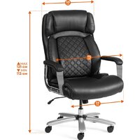 TetChair Atlant (рецикл. кожа/иск. кожа, черный) Image #19