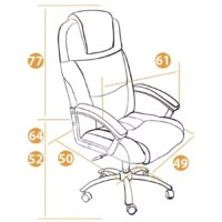 TetChair Bergamo (хром/экокожа коричневый) Image #4