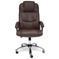 TetChair Bergamo (хром/экокожа коричневый) Image #3