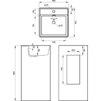 Wellsee Pure BY Wellsee 230716000 (отдельностоящий, с отверстием под смеситель, матовый черный/глянцевый белый) Image #9