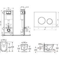Lavinia Boho Relfix Biore Rimless 6 в 1 77040107 (белое стекло) Image #2