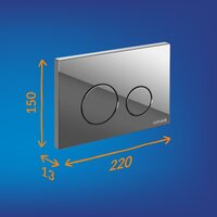 Cersanit Brasko Slim 64824 + Aqua Prime М 50 68179 с кнопкой Twins 63523 (кнопка хром глянцевый) Image #20