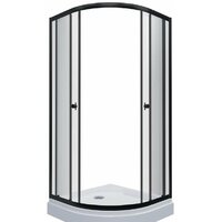 Triton Альфа Блэк 100х100 (прозрачное стекло) Image #1