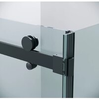 Grossman Classic 130x80x195 120.K33.04.1380.21.00 (черный матовый/прозрачное стекло) Image #3