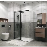 Grossman Classic 130x80x195 120.K33.04.1380.21.00 (черный матовый/прозрачное стекло) Image #18