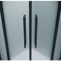 Grossman Cosmo 90x90x195 301.K33.02.9090.21.02 (черный матовый/шиншилла стекло) Image #3