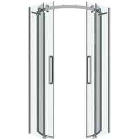 Grossman Classic 90x90x195 301.K33.04.9090.10.00 (хром/прозрачное стекло) Image #2