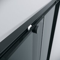 Grossman Galaxy 100x70x195 300.K33.01.1070.21.10 (черный матовый/тонированное стекло) Image #5