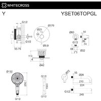 Whitecross Y YSET06TOPGL (золото) Image #3