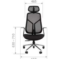 CHAIRMAN CH588 (черный пластик/черный) Image #9