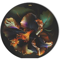 Sheffilton SHT-S70/ТТ32 60 (темный орех/черный муар/ночной цветок) Image #3