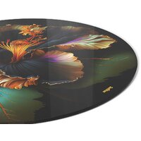 Sheffilton SHT-S70/ТТ32 60 (темный орех/черный муар/ночной цветок) Image #4