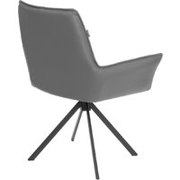TetChair Мурано опора 360 (велюр/букле (HYP)/экокожа, светло-серый/графит) Image #3