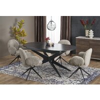 Halmar Sandro 180-240/100/76 (черный/черный) Image #2