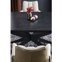 Halmar Sandro 180-240/100/76 (черный/черный) Image #3