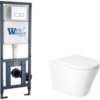 Saniteco KW-9005W в комплекте с инсталляцией + Marberg 410 SE CR + Marberg 410 Image #6